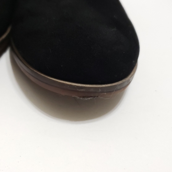 Clarks Womens Trish Bell Suede Studded Slip On Heel Booties Shoes Sz 10M - Picture 13 of 13